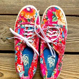 Floral Vans makes a statement